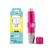 Spot money inspection lamp to identify real and fake coins purple light ultraviolet D money inspection pen rechargeable style detection test