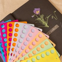 6-piece cross-stitch threading board embroidery T-line embroidery thread management board tool colored plastic winding board thread wrapping