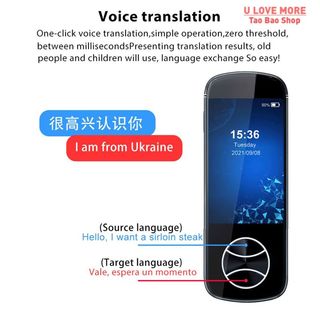 Sufa NEW V10 Portable Language Translator 137 Languages ​​Two-W