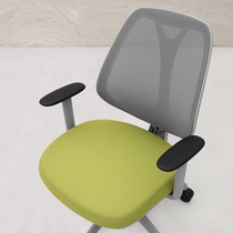 Quick modern simple mesh staff office chair with armrests pulley back computer chair staff swivel chair commercial