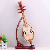 Xinjiang native Uyghur handmade national musical instrument Husitar 40 cm prop piano decoration piano