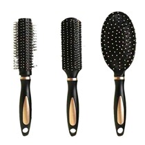 Household cylindrical comb roller type hair salon fluffy comb curling comb E men and women air cushion comb air bag press hair comb ribs