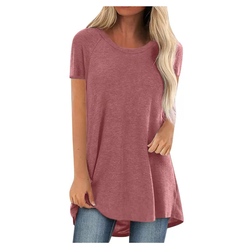 Новая туника женская 5XL размера +, стиль Siles, модные длинные рубашки RO