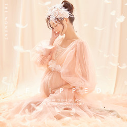 ເສື້ອຜ້າຮູບພາບແມ່ 2022 New Pregnant Mom Big Belly Photo Studio Theme Photography Clothing Fashion Super Fairy Art Photo