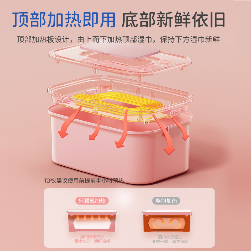 Barabao Vera Wet Towel Heater Baby Insulation Thermostatic Paper Towel Machine Poo ppel Ctrip Home Wet Towel Box Warm-Taobao