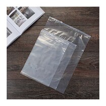 Clothing zipper bag thickened down jacket packaging bag coat plastic self-sealing bag transparent large size 45*60