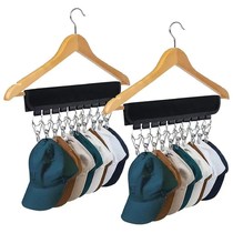 Foldable Baseball Rack Hat Towel Hanger Clip Rustproof Close