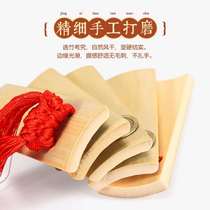 Red small board for childrens eloquence beginners entry-level kindergarten silk student cross talk professional bamboo quick castanets