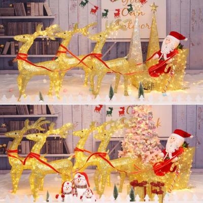 Studio Home Christmas K-Light Stand Company Sales Department Christmas Ornaments Mall Wall Cinema Christmas Iron Art