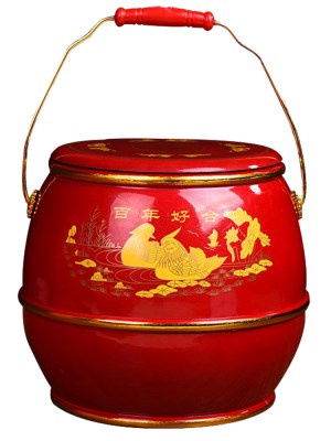 1 large newcomer barrel supplies to accompany wedding bride and children children and grandchildren Wedding Celebration Female Party Swing Wedding Props Wedding-Taobao