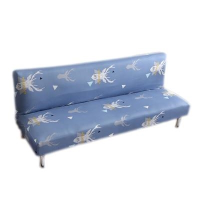 Universal solid wood armrests New small apartment simple folding sofa 1 2-1 8m sofa cover dust cover customization