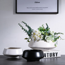 Hotel large round table center turntable flower table decorations simulation table flowers restaurant decorations hotel table decorations
