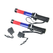 30cm rechargeable conductor baton whistle flashlight mode magnetic suction flash warning warning stick traffic command equipment