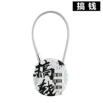 Creative helmet password lock password padlock luggage bag lock gym cabinet mini small password wire lock