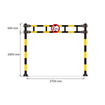 Supply ETC high-speed gantry height limit pole remote automatic lifting height limit pole road expressway