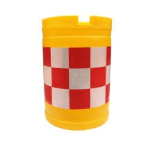 Rotational anti-collision bucket plastic water injection sand bucket road fence warning circular isolation pier high-speed construction protection bucket