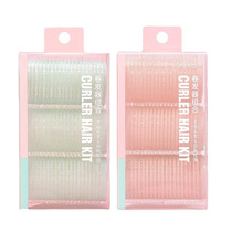 Air bangs curling barrel fixed artifact lazy eight-character hair barrel plastic self-adhesive curling clip styling