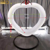 Outdoor swing luminous swing Internet celebrity swing childrens swing tourist attractions recreational facilities landscape decorative lights