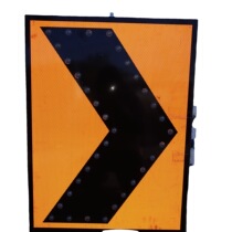 Solar linear induction signs LED solar arrow ramp high-speed traffic turn guidance signs