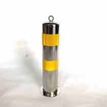 Safety warning column anti-collision column road cone protection column safety column isolation pile steel pipe warning column
