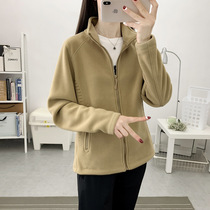 Rocking Velvet Fixture Men Outdoor Heat Winter Warm Punching Costume Double-face Fluff Sweater Woman