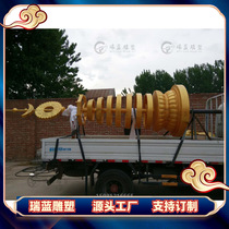 Temple brass pagoda ornaments antique pagoda foundry large iron pagoda sculptures cast in scenic spots