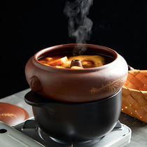 Chunlai Steam Pot Chicken Steam Pot Purple Pottery Steam Pot Steamer Household Gas Pot Casserole Yunnan Jianshui Steam Pot Household Commercial Gas
