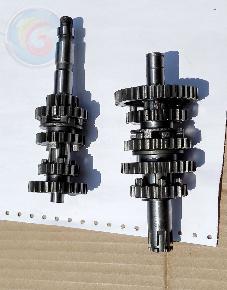 Áp dụng cho việc thi công xây dựng xe máy JS125-7C bánh răng trục chính và trục phụ và hộp số trục phụ - Xe máy Gears nhông sên xe máy	