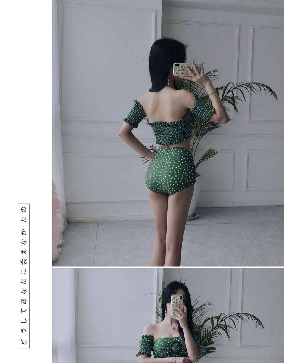 ~ Hàn Quốc gợi cảm phổ biến bộ bikini sang trọng ngực nhỏ tập hợp thép tấm Spa bikini - Bikinis
