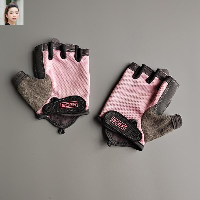 Cocoon thanh ngang xe đạp thể dục nửa ngón tay nam nữ chống trơn trượt thiết bị tập luyện thể thao găng tay yoga năng động - Găng tay