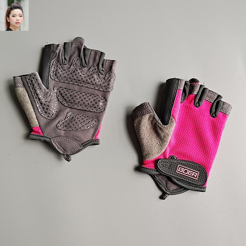 Cocoon thanh ngang xe đạp thể dục nửa ngón tay nam nữ chống trơn trượt thiết bị tập luyện thể thao găng tay yoga năng động - Găng tay