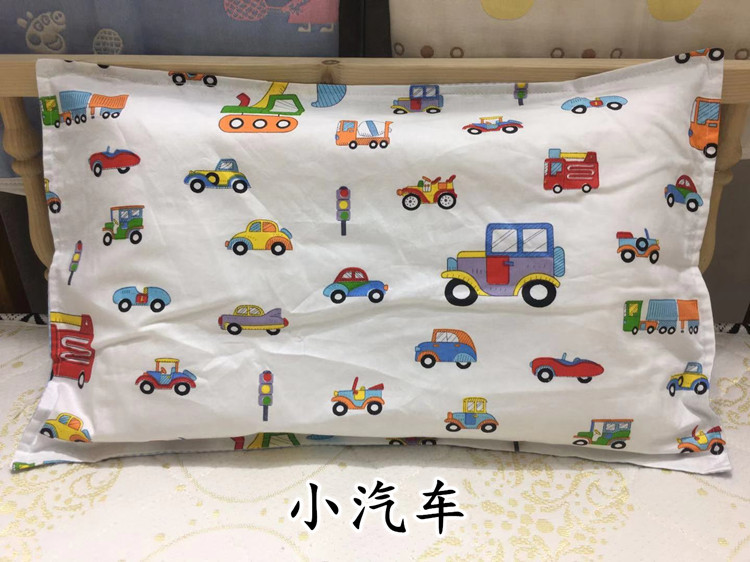 Áo gối cotton trẻ em 50 * 30 áo gối cao su non - Gối trường hợp