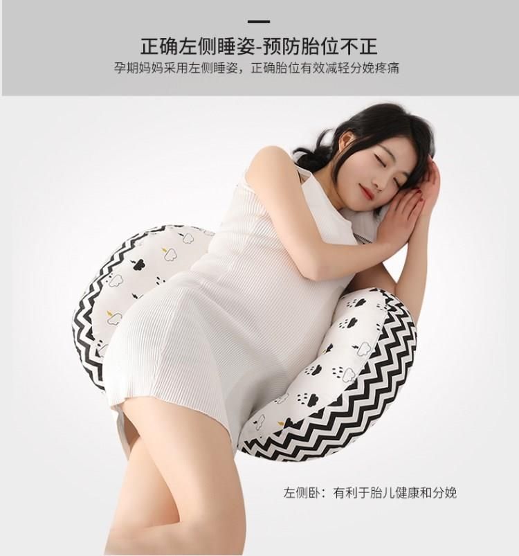 Vật tư hồi phục Gối nhân tạo Mềm mại Gối trái của phụ nữ Hỗ trợ Bụng Hình chữ U Gối Bụng Pad Đau Đau - Nguồn cung cấp tiền sản sau sinh