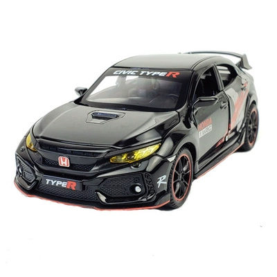 Honda, warrior, реалистичная металлическая модель автомобиля, фигурка со светомузыкой, игрушечная машина, масштаб 1:32