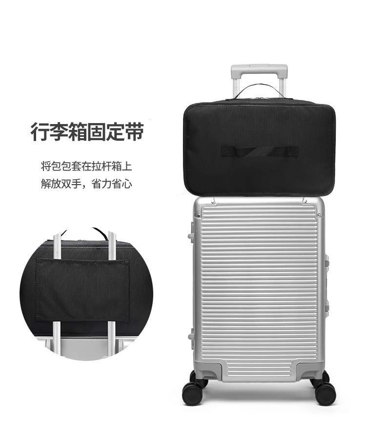 Túi du lịch túi để hành lý túi lưu trữ di động khoảng cách ngắn tủ quần áo ánh sáng và di động công suất lớn gấp xe đẩy túi nam và nữ - Túi du lịch
