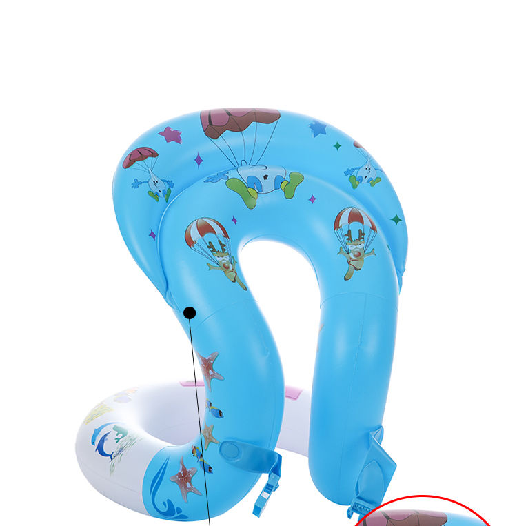 Trẻ em hai lớp dày dặn dưới cánh tay phao cứu sinh túi khí đôi học bơi áo vest bơm hơi cho người lớn vòng bơi vòng tay phao - Cao su nổi
