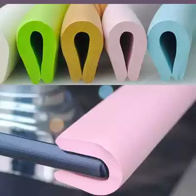 Children's table European-style film multi-function soft bag anti-collision strip door handle sliding door thin wardrobe window sill  