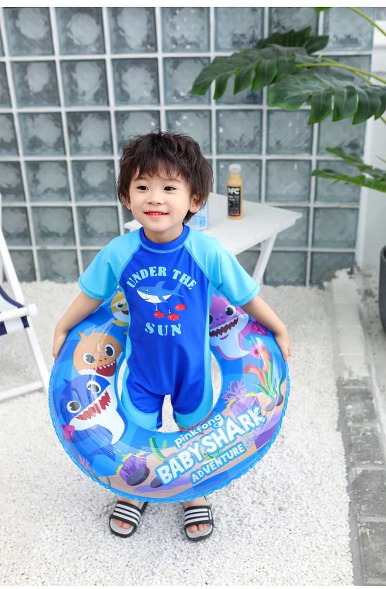Phim hoạt hình Vòng bơi trẻ em Bé trai Bé gái Vòng đeo dưới cánh tay Phao cứu sinh Trẻ mới biết đi Vòng nằm Trẻ em Vòng bơi Bé trai - Cao su nổi