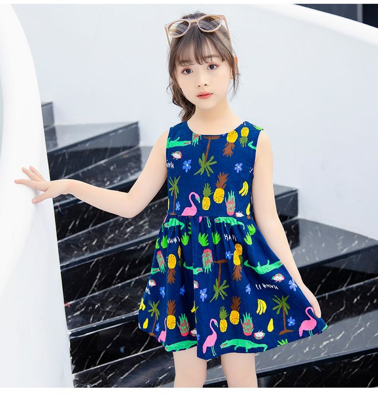 3 Trẻ em 4 Cô gái Váy mùa hè 2020 Mới 5 Mùa hè 6 Phong cách phương Tây 7 Cô gái Nhỏ Váy công chúa Hàn Quốc 8 Tuổi - Váy