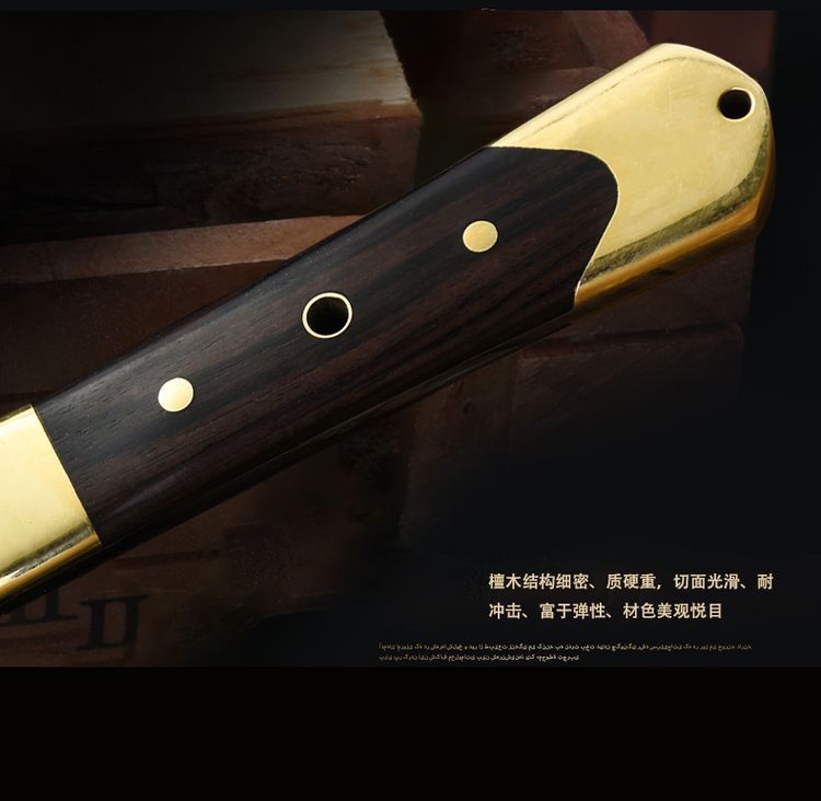 Wolf Tritium Pocket Knife Portable Sharp Dao Tự vệ Vũ khí Lạnh Dao quân sự Kiếm ngoài trời Sinh tồn ngoài trời Lưỡi thẳng - Công cụ Knift / công cụ đa mục đích