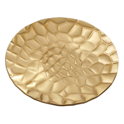 Ceramic story pure copper saucer coasters metal vintage Japanese hammer creative accessories kung fu tea set with zero