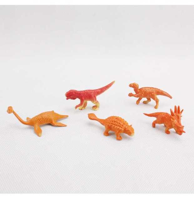 Dibang-731 trẻ em 22 mô phỏng khủng long tĩnh 2 inch +2 nhận dạng mô hình động vật bằng nhựa mô hình đồ chơi cao cấp