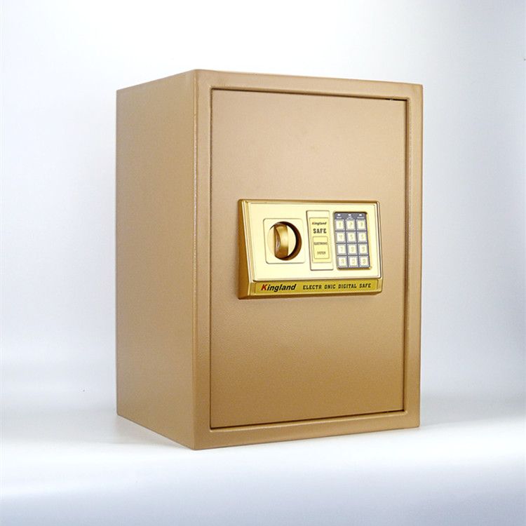 Két sắt Két sắt mật khẩu văn phòng Két sắt chống trộm 50CM bảo mật gia đình trong tường Tủ lưu trữ điện tử nhỏ Tất cả bằng thép đầu giường - Két an toàn