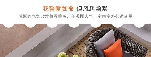 RLOPAY sofa mây ngoài trời đơn giản hiện đại căn hộ nhỏ phòng khách ghế mây bàn cà phê năm mảnh kết hợp đồ nội thất tòa án - Nội thất siêu thị