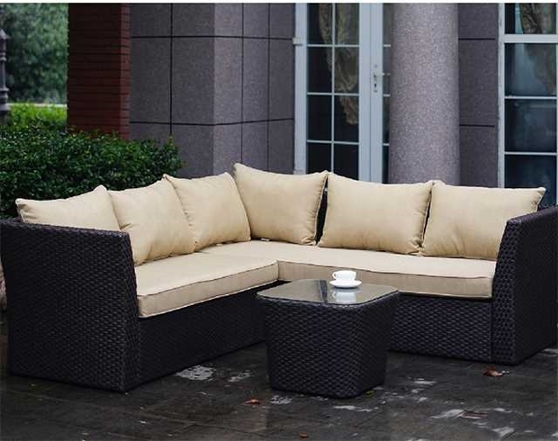 Fijian Carolock đồ gỗ ngoài trời Sofa ngoài trời mây Clubhouse khách sạn biệt thự biệt thự đồ nội thất mây Beaver - Nội thất siêu thị