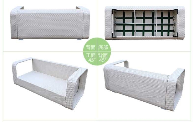 之 藤 YOUZHITENG sân ngoài trời mây ngoài trời sofa ban công sofa hiên 1 + 1 + 2 + - Nội thất siêu thị