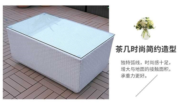 之 藤 YOUZHITENG sân ngoài trời mây ngoài trời sofa ban công sofa hiên 1 + 1 + 2 + - Nội thất siêu thị