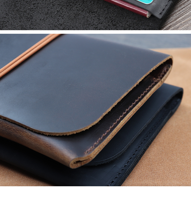 Lớp đầu tiên của hộ chiếu da crazy Horse leather retro handmade nam và nữ gói hộ chiếu đa chức năng mới - Túi thông tin xác thực túi đựng giấy tờ xe ô tô