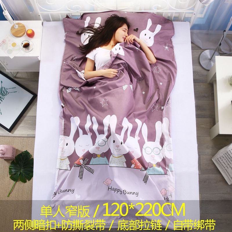 Phần mỏng cố định vành đai ở nước ngoài khách sạn rắc cửa hàng vải bọc chỗ ở một du lịch chăn ngủ túi bẩn người lớn - Túi ngủ mua túi ngủ