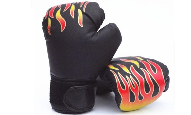 Găng tay đấm bốc trẻ em chiến đấu Sanda đào tạo găng tay người lớn trẻ em võ thuật Taekwondo chuyên nghiệp Găng tay Sanda đích đá taekwondo